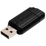 Verbatim PinStripe 128GB, USB 2.0, 10/4MB/sec pendrive, črn | Shoptok.si