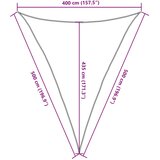  Jedro za zaštitu od sunca 160 g/m² smeđe 4 x 5 x 5 m HDPE | shoptok.hr