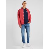 Tommy Jeans Majica 'ESSENTIAL' mornarska / rdeča / bela | Shoptok.si