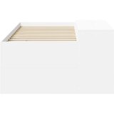  Krevet za djecu s visokim okvirom i stolom Bijela 80 x 200 cm | shoptok.hr