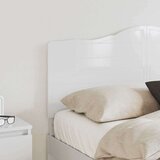  Vzglavje z vzglavjem Svetlo Belo 135 cm Konstruiran les, (5000110234) | Shoptok.si