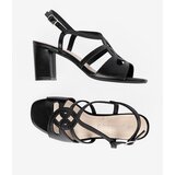 Sergio Leone Women's black heeled sandals | shoptok.hr