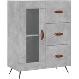  Visoka komoda siva betona 69,5x34x180 cm od konstruiranog drva | shoptok.hr