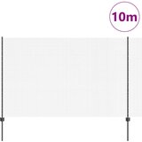 vidaXL varjena žična ograja s 10 U stebri siva 1,5x10 m jeklo | Shoptok.si