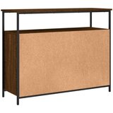  Komoda smeđa boja hrasta 100x35x80 cm od konstruiranog drva | shoptok.hr