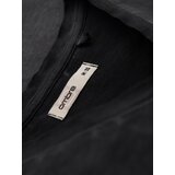 Ombre Men's cotton knit V-neck t-shirt with wash effect - black | shoptok.hr