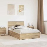  Konstrukcija postelje Sonoma hrast 120 x 200 cm Konstruiran les, (5000104265) | Shoptok.si