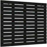  Zidno uzglavlje crni 81x3x91 5 cm od masivne borovine | shoptok.hr