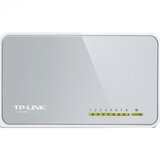 Switch TP-Link TL-SF1008D, 8-Port RJ45 10/100Mbps desktop , Fanless, LED indicator, Auto Negotiation/Auto MDI/MDIX, Plasti | Eponuda.ba