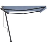  Prostostoječa avtomatska tenda 400x350 cm modra/bela, (20728564) | Shoptok.si