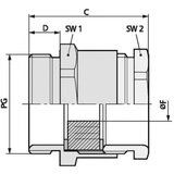  Kabelska uvodnica PG21 mesing prirodne boje LappKabel SKINDICHT SVRE PG 21 50 kom. Cijene