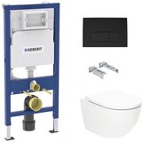 Geberit KOGEDTORFU10D50B sat fusion wc školjka s kompletom duofix 458.103.00.1 Delta50 u