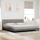  Okvir za krevet bez madraca Hanko smeđesivi 200x200 cm od tkanine | shoptok.hr
