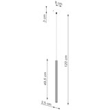 Sollux Lighting Obesna svetilka ARCHE 1 črna, (21347596) | Shoptok.si