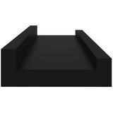  Zidne police 4 kom crne 40 x 9 x 3 cm | shoptok.hr