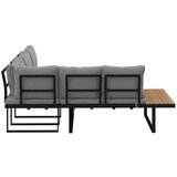 Bessagi Garden Lounge Garnitura Elia, Siva, 4-Delno | Shoptok.si