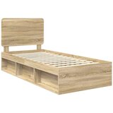  Konstrukcija postelje z vzglavjem Sonoma hrast 90 x 200 cm, (5000102497) | Shoptok.si