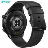 BWOO WA-10 Črna pametni ura AMOLED, GPS, Bluetooth klici, IP68 Slike