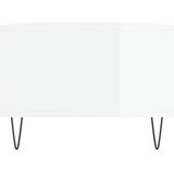  Stolić za kavu bijeli 90 x 50 x 36,5 cm od konstruiranog drva | shoptok.hr