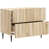  Noćni ormar Hrast sonoma 62 x 34,5 x 49,5 cm Konstruirano drvo | shoptok.hr