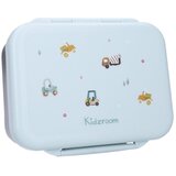 Kidzroom inox kutija za užinu s 2 pretinca - Little Story Blue | shoptok.hr