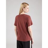Champion Authentic Athletic Apparel Majica hrđavo smeđa / bijela | shoptok.hr
