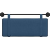  Držeće uzglavlje Zidne Jednobojno Plava 110 x 55 x 5 cm tkanina - Plava 100 cm bez LED svjetla | shoptok.hr