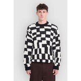 Volcom Fa Carrau Swtr Check Pulover black Cene