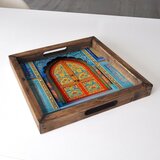 Aberto Design Poslužavnik REF055 35 x 35 x 4 cm, Šareni | ePonuda.com