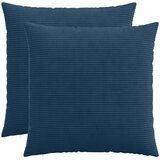  Presvlaka za jastuk 2 pcs HEERLEN Mornarsko plava 55 x 55 cm | shoptok.hr