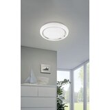 Eglo Capasso-c stropna led, 17w, 2100lm, rgb, dimabilna, prom. 340, bijela/krom | shoptok.hr