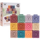  Set senzornih kockica s raznim oblicima - šareni - 12u1 | shoptok.hr