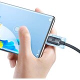 Baseus Crystal Shine kabel USB v USB-C 100W 2m (črn) | Shoptok.si