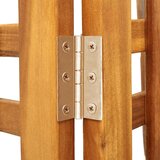 Sobna pregrada s 4 panela 162x2x115 cm masivno bagremovo drvo | Eponuda.com