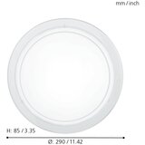 Eglo Planet 1 plafonjera/1 dm290 bijela | shoptok.hr