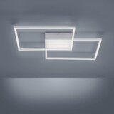 Lesnina-XXXL stropna led-svetilka asmin, srebrna, 2 x 16,5 w | Shoptok.si