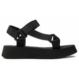 Calvin Klein Jeans Sandali Sandal Velcro Webbing In Mtl YW0YW01480 Črna