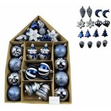 Novogodisnji ukras kugla plava 30pcs jc23sp-457 ( 42/71611 )