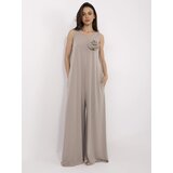Italy Moda Jumpsuit-DHJ-KO-20812.72-dark beige | Shoptok.si