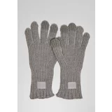Urban Classics Accessoires Smart gloves made of a knitted heather grey wool blend