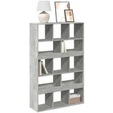 vidaXL Knjižna omara betonsko siva 100x33x156,5 cm inženirski les | Shoptok.si