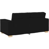  Dvosjed Kauč Crni 140 cm Tkanina - Crna 140 cm | shoptok.hr