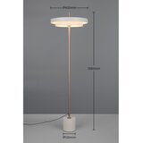  Slonokoščena LED zatemnitvena stoječa svetilka (višina 138 cm) Keaton – | Shoptok.si