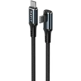 KABEL ZA MOB Type C-Type C kutni CB6313, crno-plava 2metra