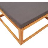  Vrtni tabure s jastukom 65x65x29 cm od masivnog drva bagrema | shoptok.hr