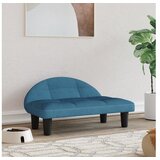 vidaXL Pasja postelja modra 70x52x30 cm žamet | Shoptok.si
