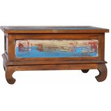  Stolić za kavu 80 x 50 x 40 cm od obnovljene tikovine - Šareni 1 | shoptok.hr