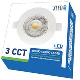 Xled 3W-6.5W 3CCT beli Ugradni okrugli LED panel CCT 3 nivoa 3W-4.8W-6.5W/240lm-400lm-500lm,220-240V | Eponuda.com
