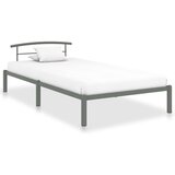  Za krevet sivi metalni 90 x 200 cm | shoptok.hr