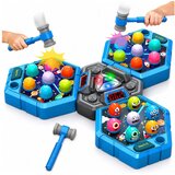  Whack-A-Mole Creatures Arcade Game For 3 Players 3 Modes Glowing Hammers | Shoptok.si
